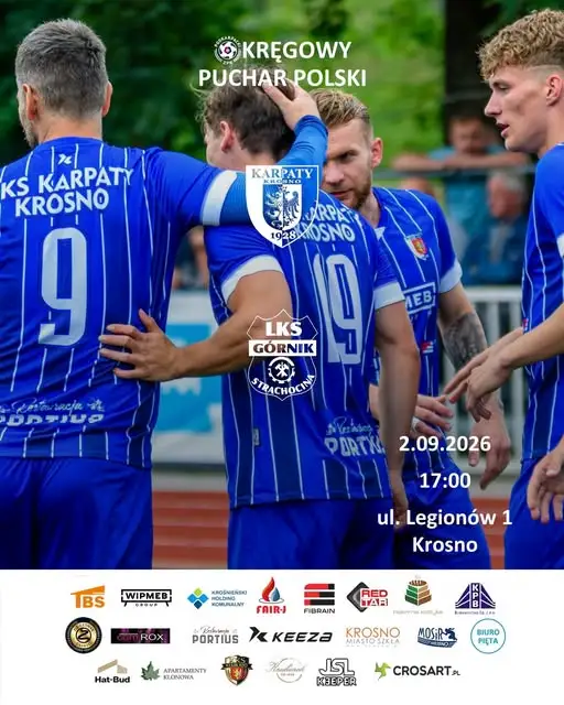 Pucharowe starcie w Krośnie: Karpaty kontra Górnik Strachocina