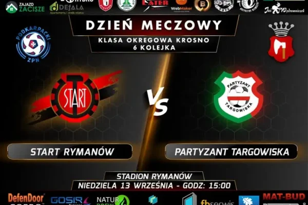 Start Rymanów w niedzielę zagra o komplet punktów na własnym stadionie