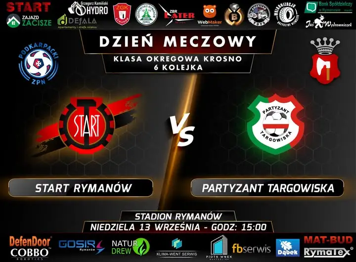 Start Rymanów w niedzielę zagra o komplet punktów na własnym stadionie