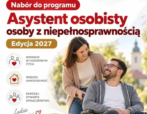 Rymanów: GOPS prowadzi nabór wniosków do programu „Asystent osobisty osoby z niepełnosprawnością” – edycja 2027