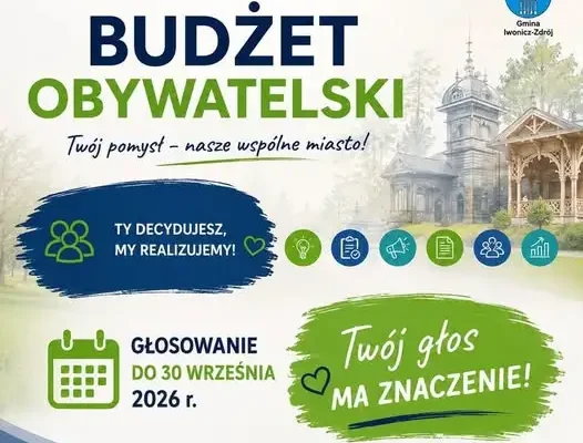 Iwonicz-Zdrój: 100 tys. zł na budżet obywatelski. Mieszkańcy wybierają spośród 4 projektów