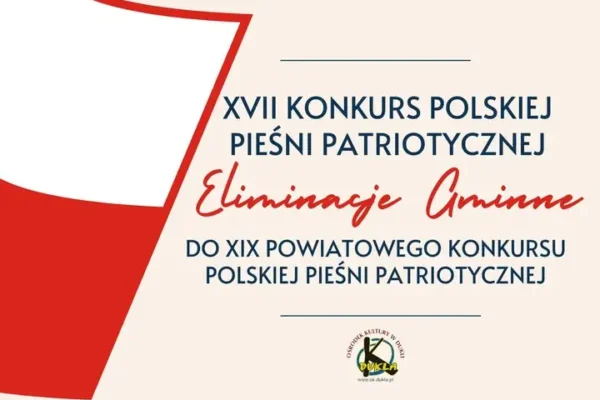 Gminne eliminacje Konkursu Polskiej Pieśni Patriotycznej w Dukli – zgłoszenia do 9 października