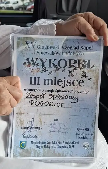 Zespoły z Rogowic i Zalasek nagrodzone na XV Głogowskim Przeglądzie Kapel i Śpiewaków Ludowych