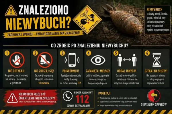Grzybobranie w lasach Nadleśnictwa Krosno – uwaga na niewybuchy