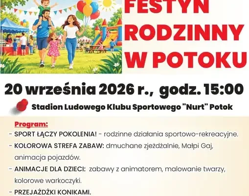 Festyn Rodzinny w Potoku – 20 września pełen atrakcji i wspólnej zabawy