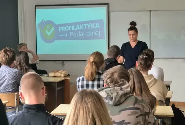 Iwonicz-Zdrój: „Profilaktyka – podaj dalej” w ZSGH