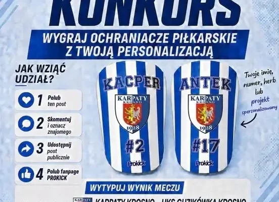 KKS Karpaty Krosno kontra UKS Guzikówka – konkurs z ochraniaczami Prokick