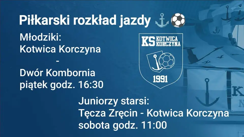 Kotwica Korczyna: Weekend z Piłkarskimi Emocjami dla Młodzików i Juniorów Starszych
