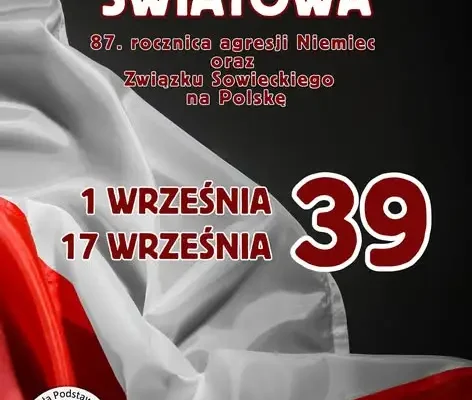 Korczyna: Szkoła Podstawowa im. Aleksandra Fredy uczciła 87. rocznicę wybuchu II wojny światowej