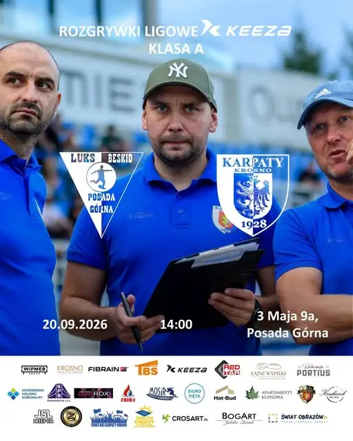 KKS Karpaty Krosno zagra w niedzielę z Beskidem Posada Górna