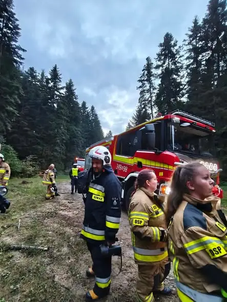 Manewry ratownicze w Odrzykoniu: ćwiczenia służb na terenie Zamku Kamieniec