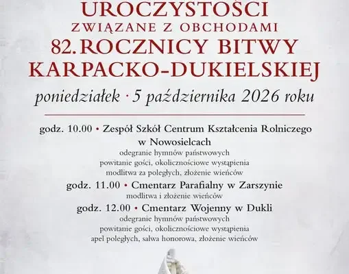 82. rocznica bitwy karpacko-dukielskiej – hołd dla bohaterów Operacji Karpacko-Dukielskiej