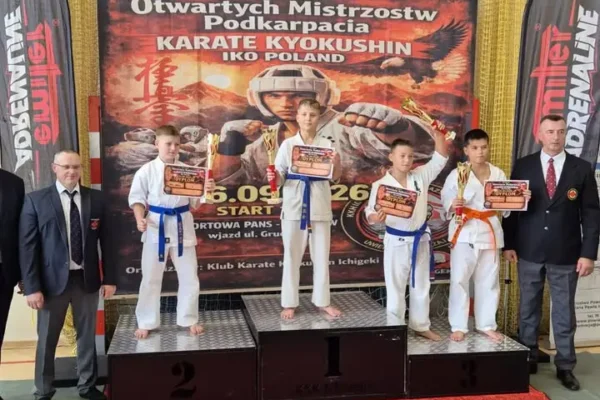 Leon Rząsa z brązowym medalem na Mistrzostwach Podkarpacia Kyokushin Karate