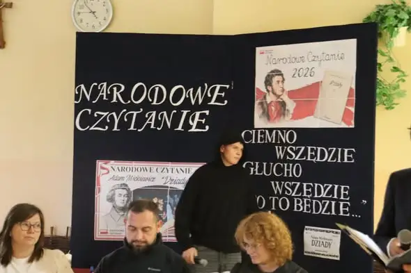 Narodowe Czytanie „Dziadów” w Szkole Podstawowej w Jaśliskach