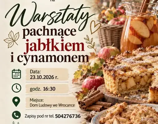 Warsztaty „Pachnące jabłkiem i cynamonem” w Gminie Miejsce Piastowe