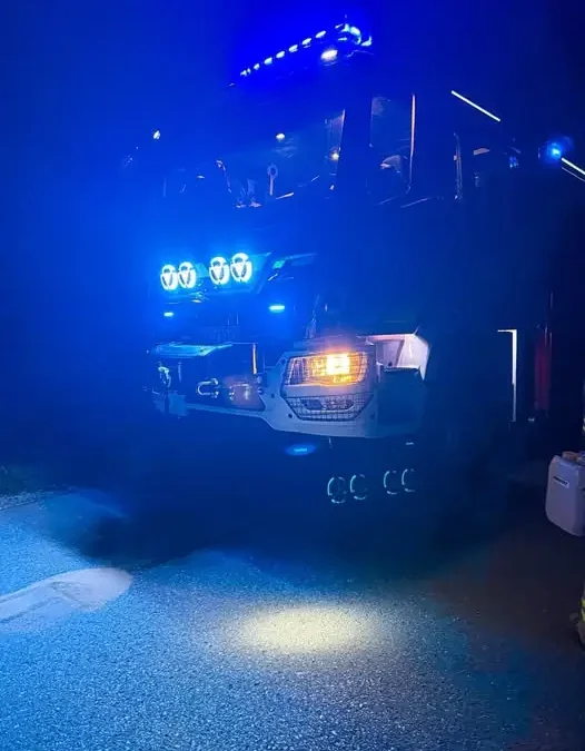 Plama ropopochodna na ul. Janochów w Jedliczach — interwencja OSP KSRG