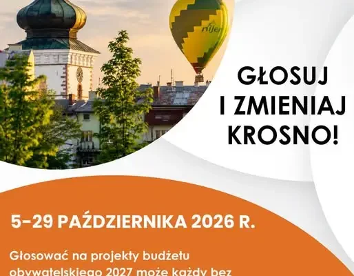 Krosno: Ruszyło głosowanie na projekty Budżetu Obywatelskiego 2027