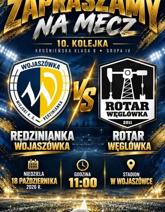 Rędzinianka Wojaszówka wraca do gry – przed nią starcie z Rotarem Węglówka