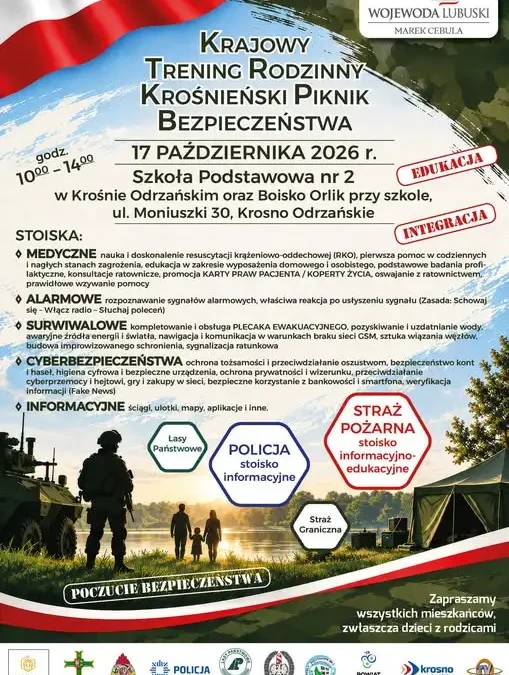 Krośnieński Piknik Bezpieczeństwa – praktyczny trening dla całych rodzin