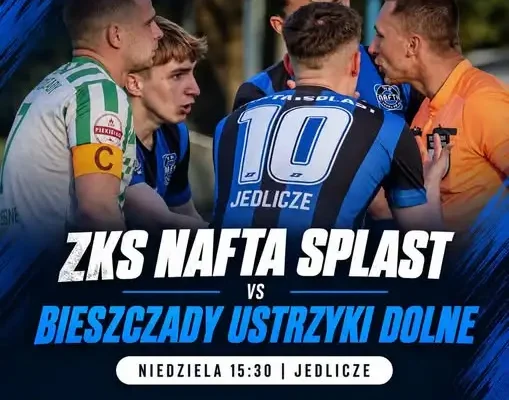 Nafta Jedlicze podejmie Bieszczady Ustrzyki Dolne w 11. kolejce