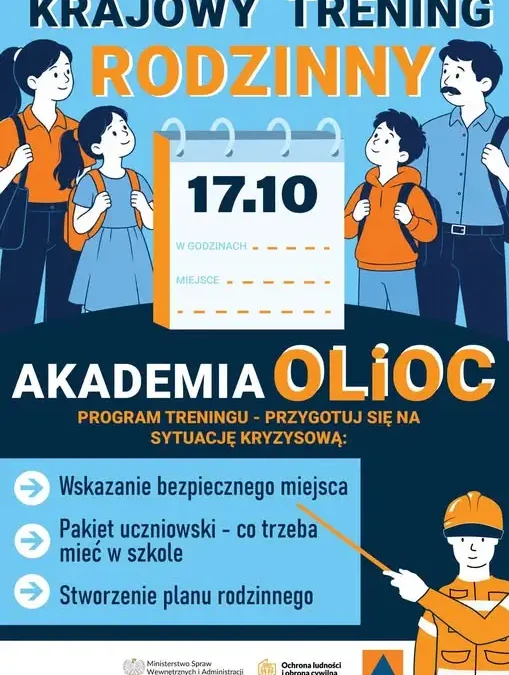 Krajowy Trening Rodzinn OLiOC w Rymanowie – 17 października 2026