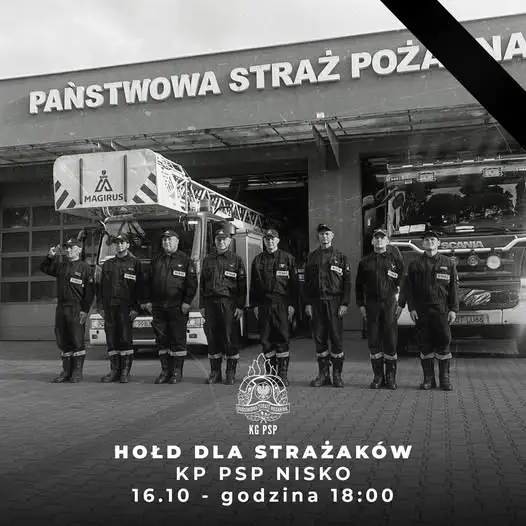 Strażacy w całym kraju oddają hołd poległym kolegom. Sygnały o 18:00