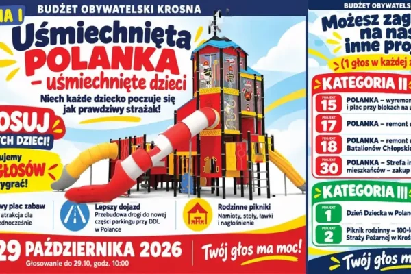Polanka walczy o głosy w Budżecie Obywatelskim Krosna 2027