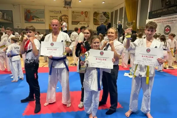 Trzy medale karateków z Gminy Wojaszówka na Pucharze Polski Kyokushin w Przeworsku