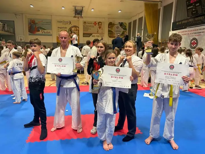 Trzy medale karateków z Gminy Wojaszówka na Pucharze Polski Kyokushin w Przeworsku
