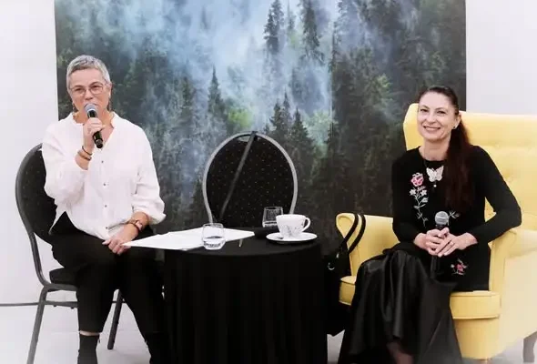 Ałbena Grabowska spotkała się z czytelnikami w gminie Miejsce Piastowe
