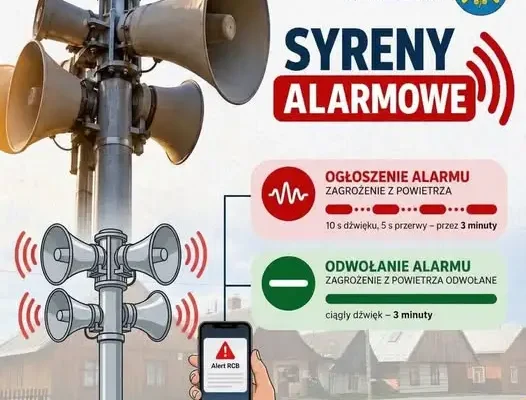 Syreny alarmowe w gminie Jaśliska – co oznaczają i jak reagować?