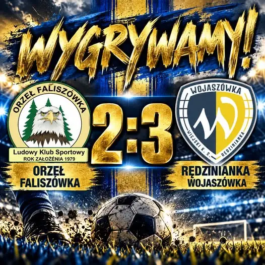 Rędzinianka Wojaszówka sensacyjnie pokonuje lidera! Daniel Wąchała bohaterem w Faliszówce