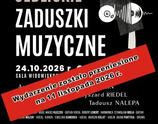 Jedlicze: odwołano Zaduszki Muzyczne po tragedii. Wydarzenie przeniesiono na 11 listopada