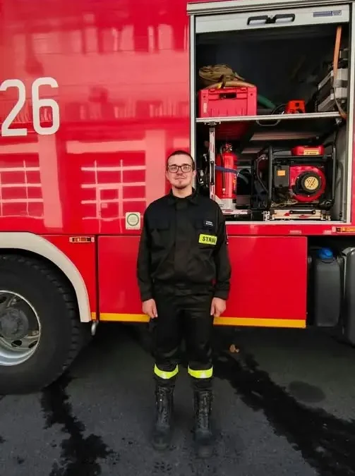 Druh Damian z OSP KSRG Jaśliska ukończył kurs strażaków ratowników OSP