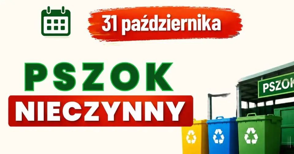 PSZOK w Targowiskach nieczynny 31 października – zaplanuj oddawanie odpadów inaczej