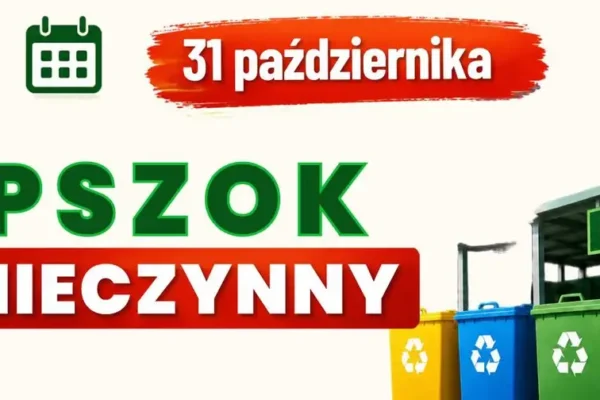 PSZOK w Targowiskach nieczynny 31 października – zaplanuj wizytę wcześniej