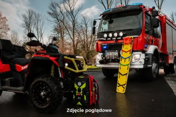 Strażacy z Rymanowa interweniowali w Klimkówce przy zdarzeniu medycznym